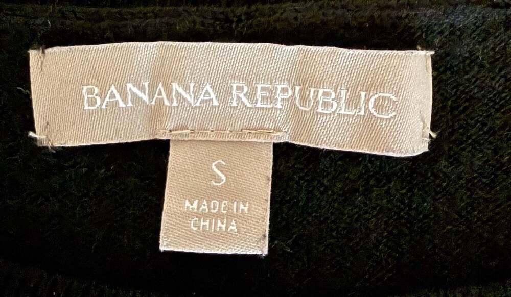 Banana Republic Black Side Zip Long Sleeve Sweater Size S - Picture 2 of 9